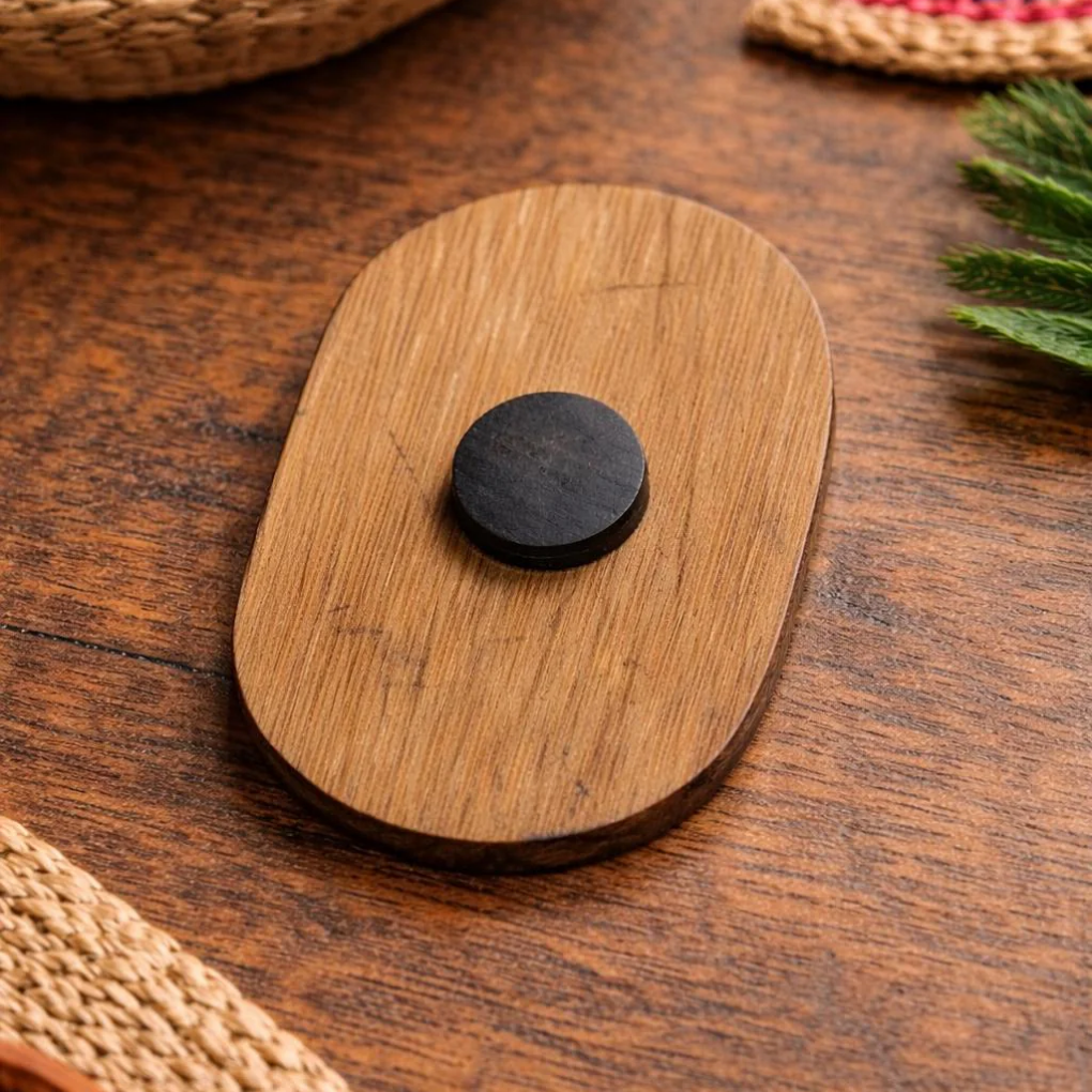 Coconut Shell Colombia Magnet – Handmade Natural Fridge Magnet