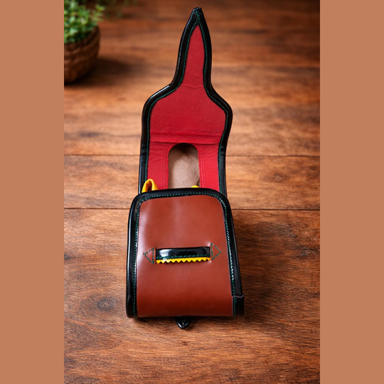Leather Aguardiente Bottle Holder | Colombian Carriel Flask Case Belt Holster | Handmade Paisa Liquor Carrier Gift for Men