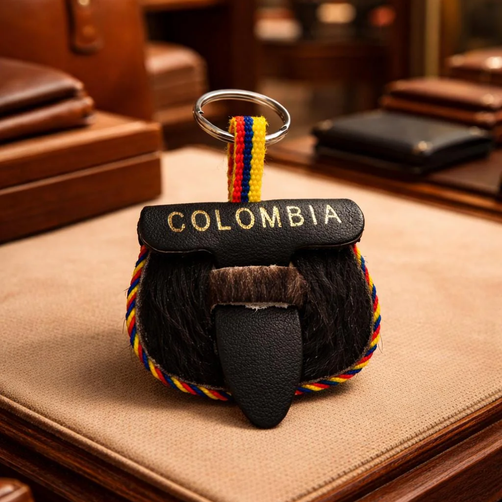 Handmade Leather Colombian Carriel Keychain – Mini Coin Purse