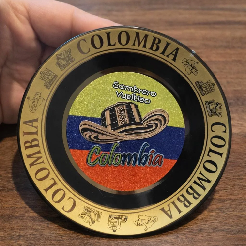 Handmade Colombian Sombrero Vueltiao Decorative Plate  | Cultural Home Decor