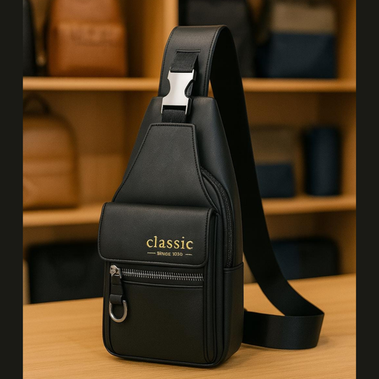 Vintage Style PU Leather Crossbody Messenger Bag