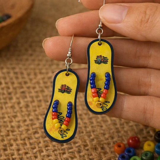 Funny Flip Flop Earrings | Colorful Summer Jewelry | Beach Vacation Earrings | Fun Gift for Her