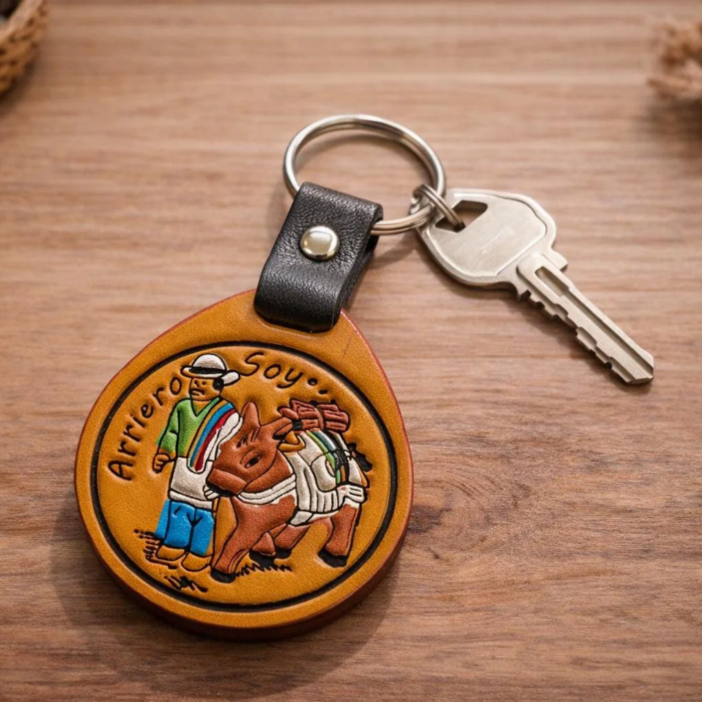 Arriero Leather Keychain