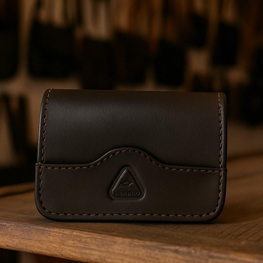 Handmade Leather Wallet with RFID Protection – Custom Engraved Gift