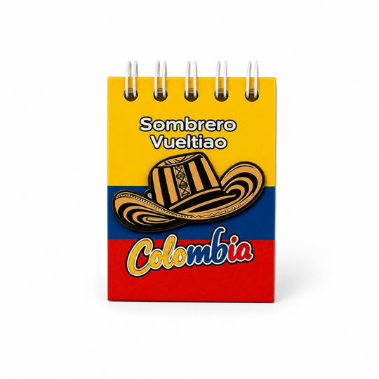 Handmade Colombian Magnetic Notepad Set – Chiva &amp; Sombrero Vueltiao Mini Pads