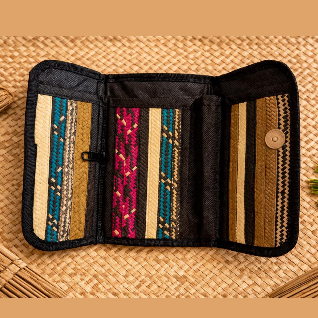 Handmade Caña Flecha Woven Wallet – Colombian Ethnic Clutch