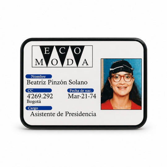 Handmade Betty la Fea ID Magnet | Colombian Telenovela Collectible | EcoModa Badge