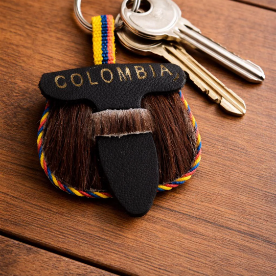 Handmade Leather Colombian Carriel Keychain – Mini Coin Purse