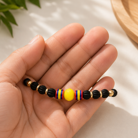 Handmade Colombian Beaded Bracelet | Premium Adjustable Bracelet | Colombia Flag Artisan Jewelry