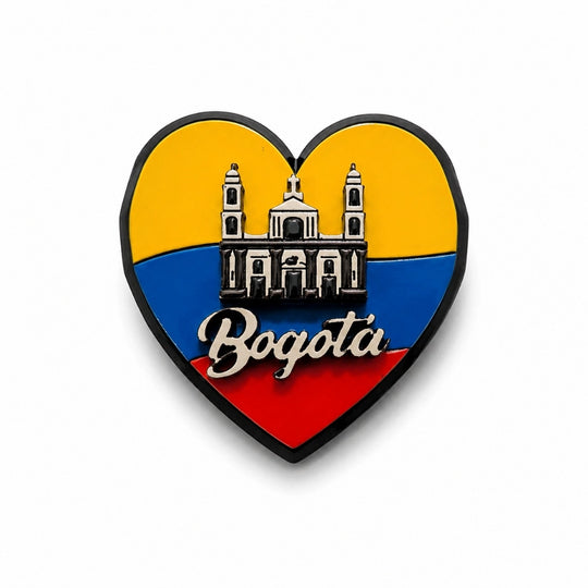 Handmade Colombia Heart Fridge Magnet | Colombian Souvenir Gift