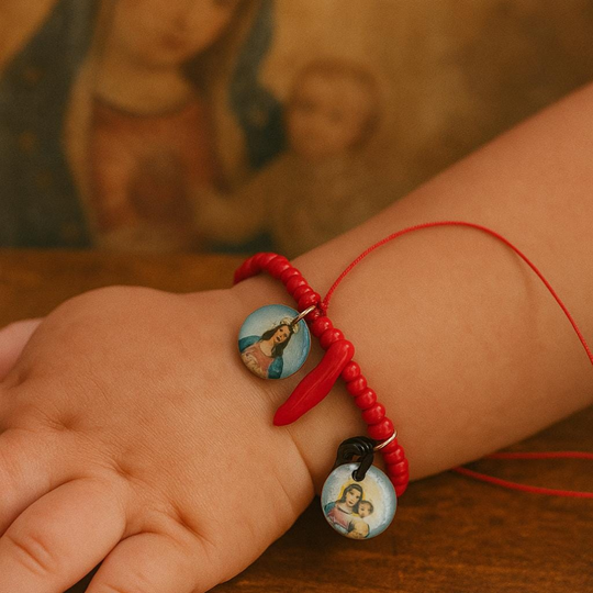 Handmade Azabache Baby Bracelet | Evil Eye Protection, Custom Charms