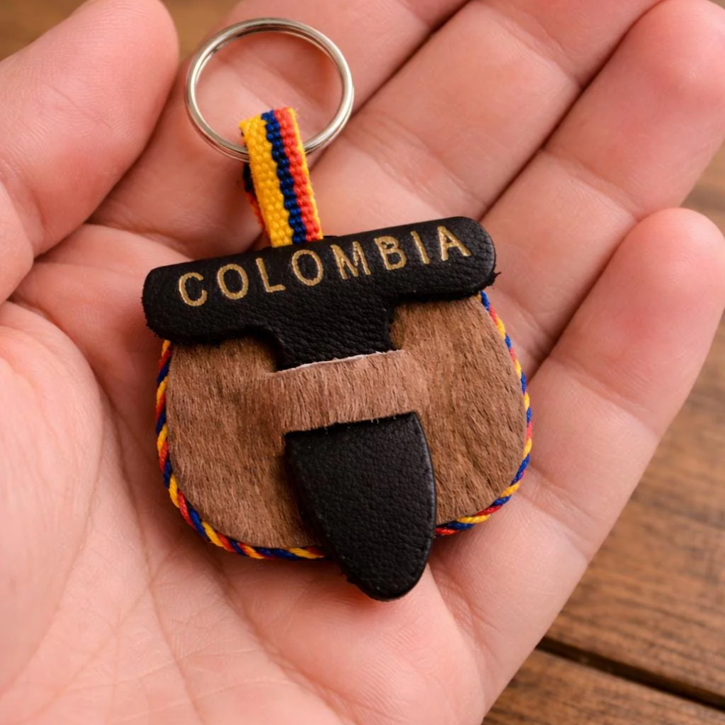 Handmade Leather Colombian Carriel Keychain – Mini Coin Purse