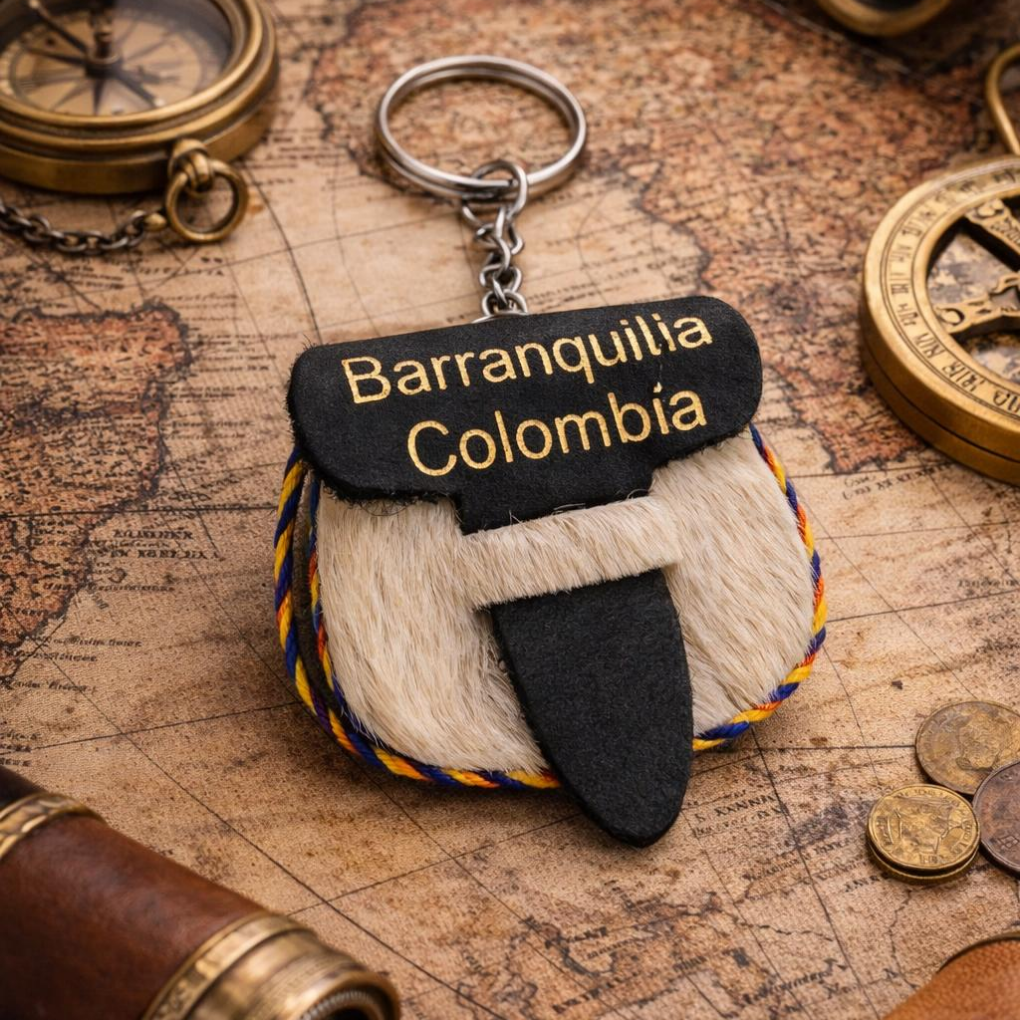 Handmade Leather Colombian Carriel Keychain – Mini Coin Purse