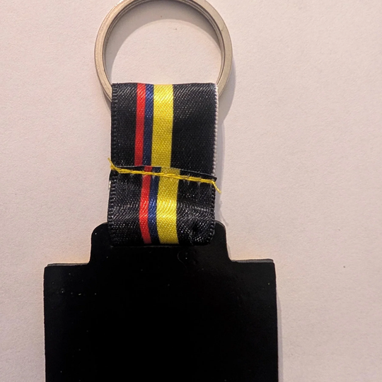 Colombian Flag Keychain – Rubber Souvenir with National Soccer Team Design