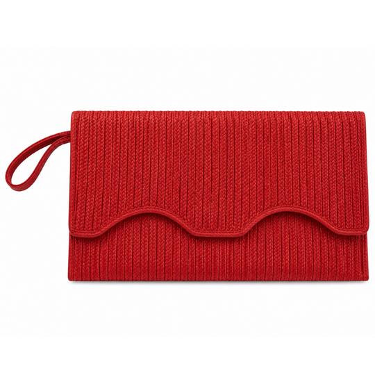 Handwoven Caña Flecha Clutch – Natural