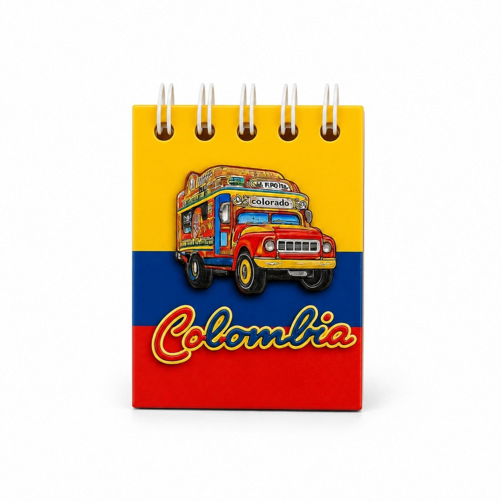 Handmade Colombian Magnetic Notepad Set – Chiva &amp; Sombrero Vueltiao Mini Pads