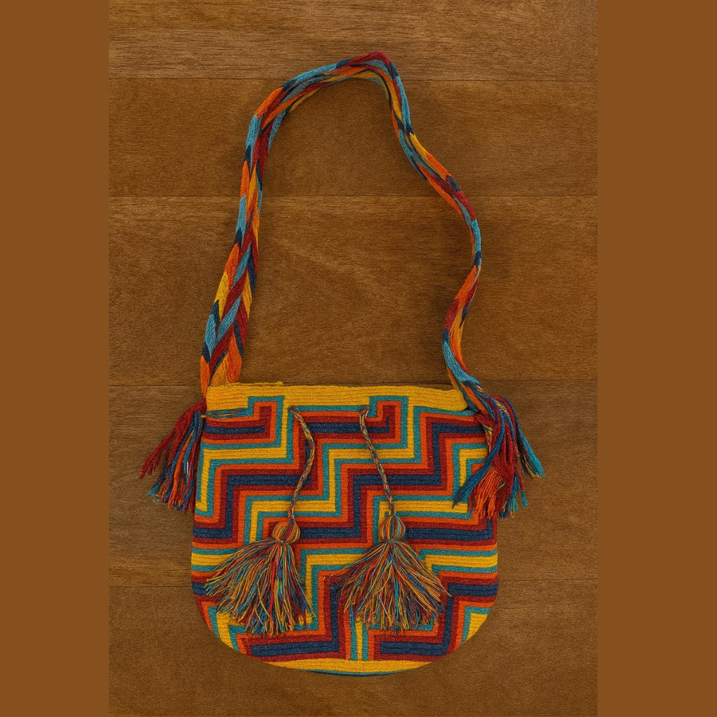 Wayuu Mochila Bag – Handmade Colombian Crossbody Purse