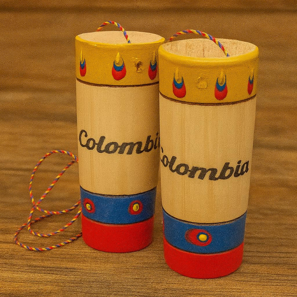 Hand-Painted Colombian Shot Glass | Artisan Aguardiente Cup