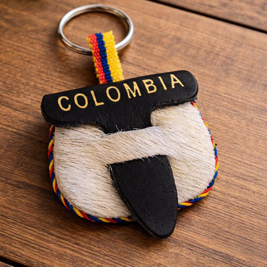 Handmade Leather Colombian Carriel Keychain – Mini Coin Purse