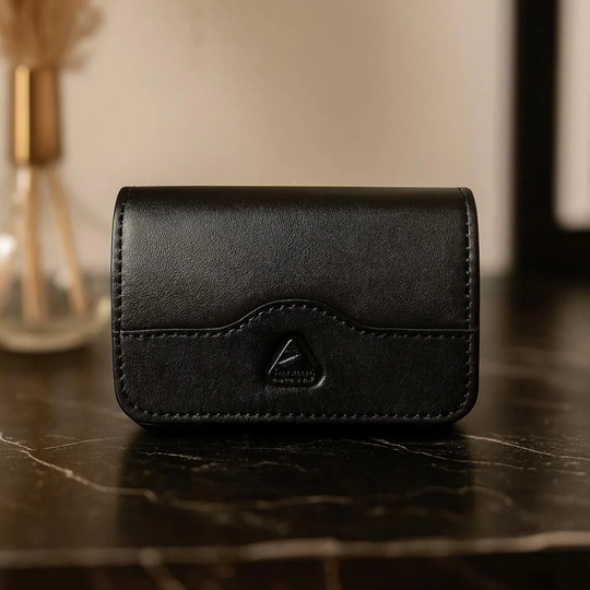 Handmade Leather Wallet with RFID Protection – Custom Engraved Gift