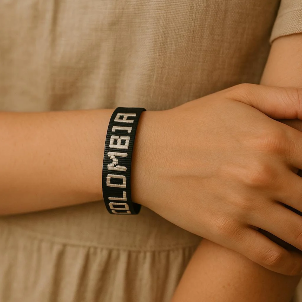 Colombia Bracelet | Colombian Flag Wristband | Soccer Fan Bracelet