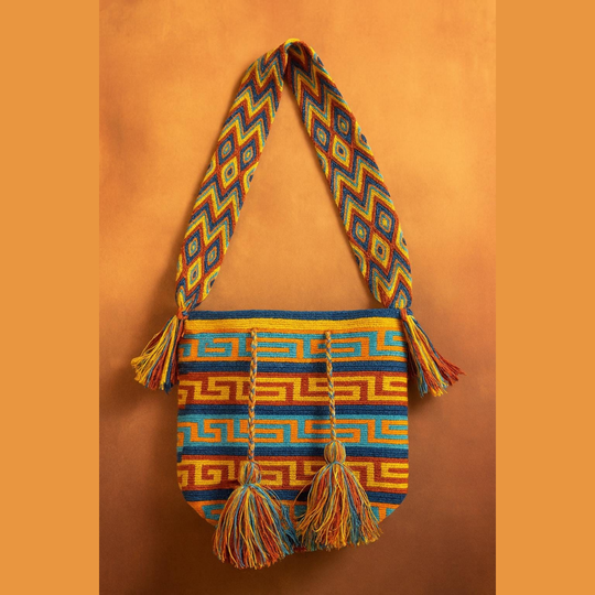 Wayuu Mochila Bag – Handmade Colombian Crossbody Purse, Ethical Boho Style