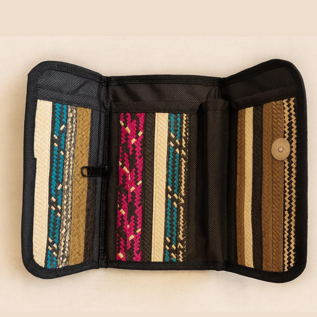 Handmade Caña Flecha Woven Wallet – Colombian Ethnic Clutch