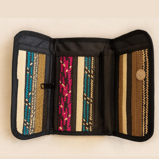 Handmade Caña Flecha Woven Wallet – Colombian Ethnic Clutch
