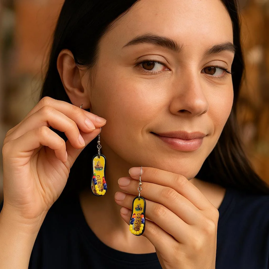 Funny Flip Flop Earrings | Colorful Summer Jewelry | Beach Vacation Earrings | Fun Gift for Her