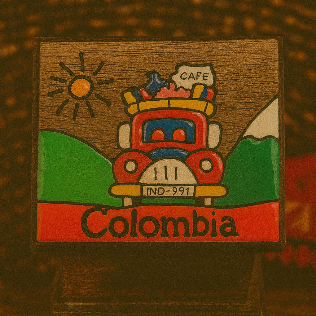 Colombian Wooden Keepsake Box Handmade Folk Decor Chiva Jeep Parrot Souvenir