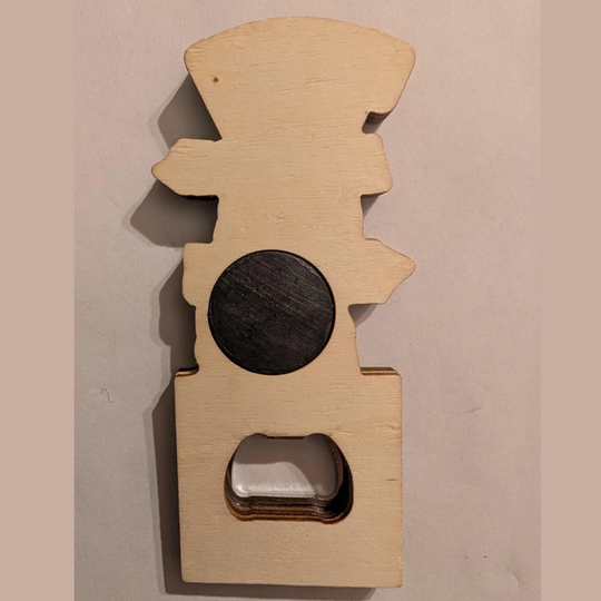Colombia Bottle Opener Magnet – MDF Fridge Magnet with Colombian Slang &amp; Flag Colors