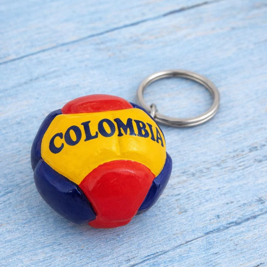 Handmade Soccer Colombia  Keychain | 2026 Football Souvenir