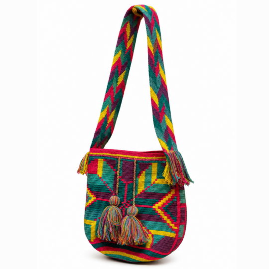 Wayuu Mochila Bag – Handmade Colombian Crossbody Purse