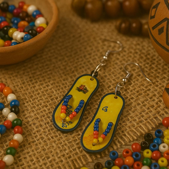 Funny Flip Flop Earrings | Colorful Summer Jewelry | Beach Vacation Earrings | Fun Gift for Her