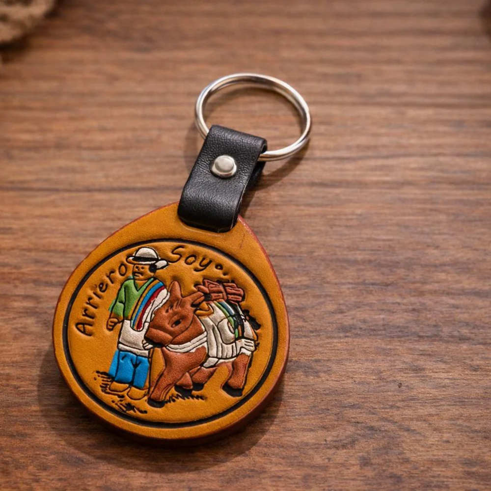 Arriero Leather Keychain