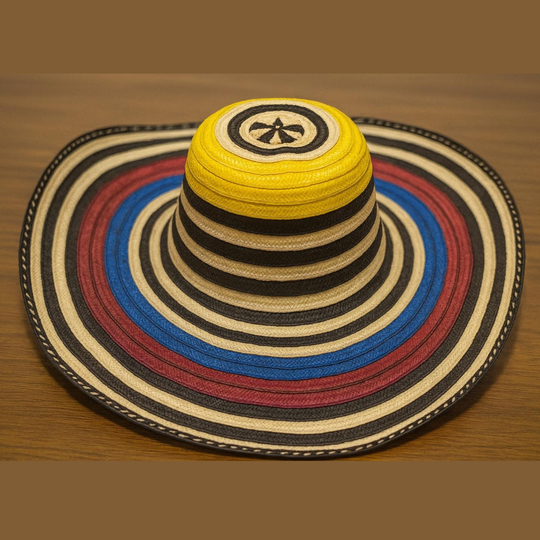 Colombian Vueltiao Hat Handmade | Caña Flecha Straw Hat | Traditional Sombrero