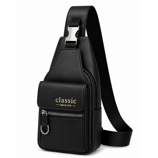 Vintage Style PU Leather Crossbody Messenger Bag