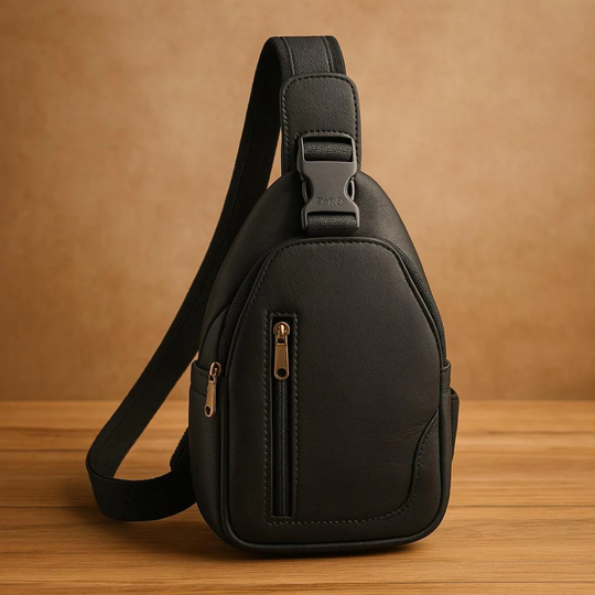 Handmade Leather Crossbody Bag – Vintage Men&