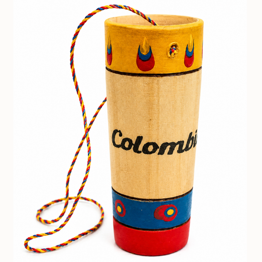 Hand-Painted Colombian Shot Glass | Artisan Aguardiente Cup