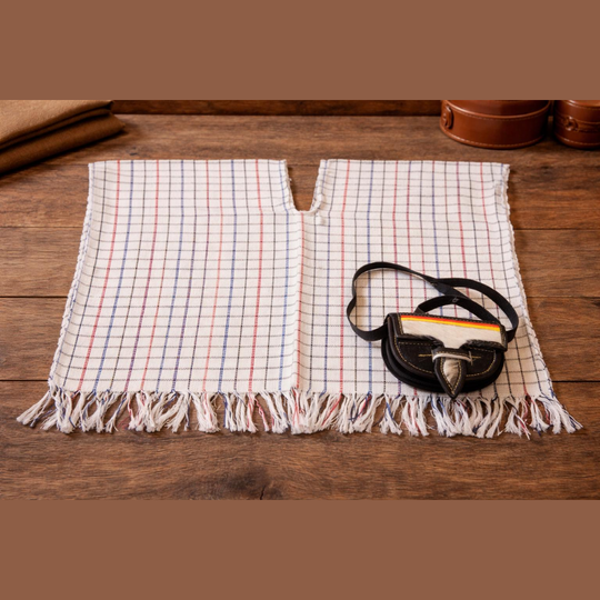 Colombian Kids Poncho Costume | Paisa Outfit for Boys Girls | Cultural Festival Outfit | Handmade Colombia Gift