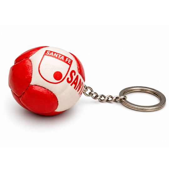 Santa Fe Soccer Ball Keychain Handmade