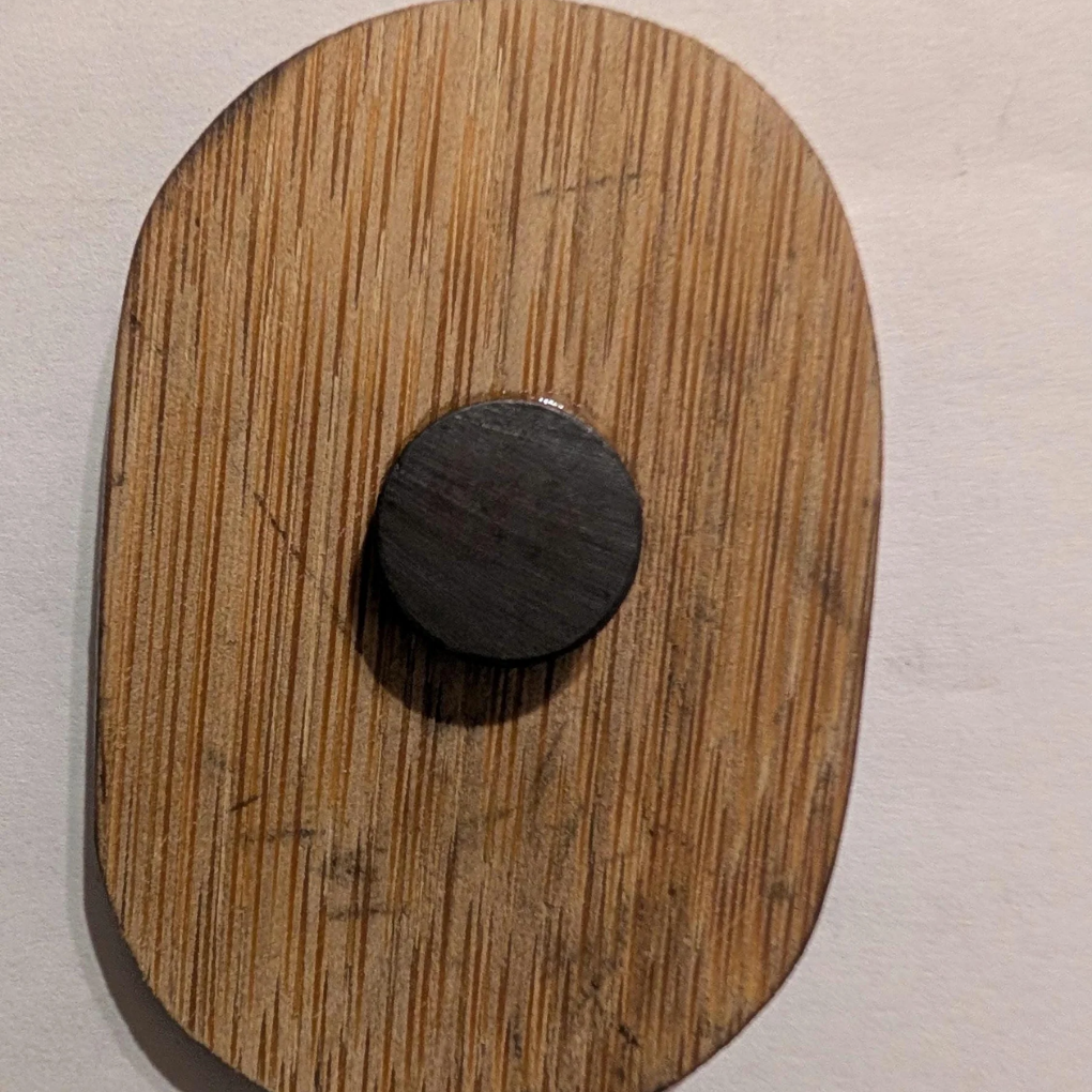 Coconut Shell Colombia Magnet – Handmade Natural Fridge Magnet