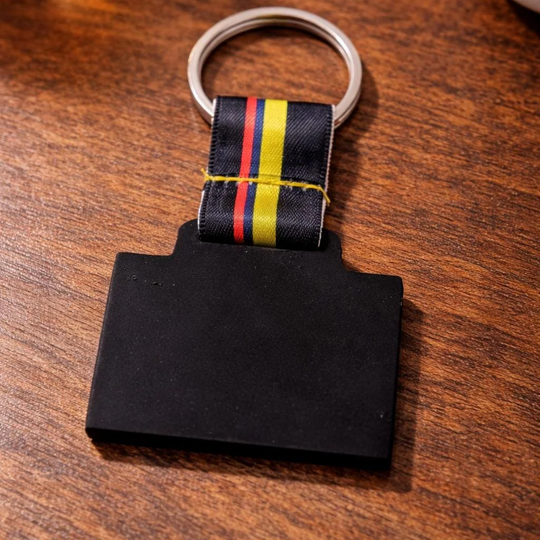 Colombian Flag Keychain – Rubber Souvenir with National Soccer Team Design