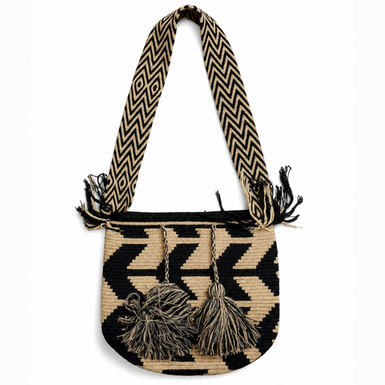 Wayuu Mochila Bag – Handmade Colombian Crossbody Purse, Ethical Boho Style