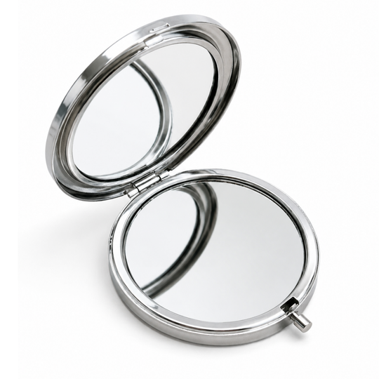 Handcrafted Colombian Makeup Mirror Chiva and Music Pocket Beauty Mirror