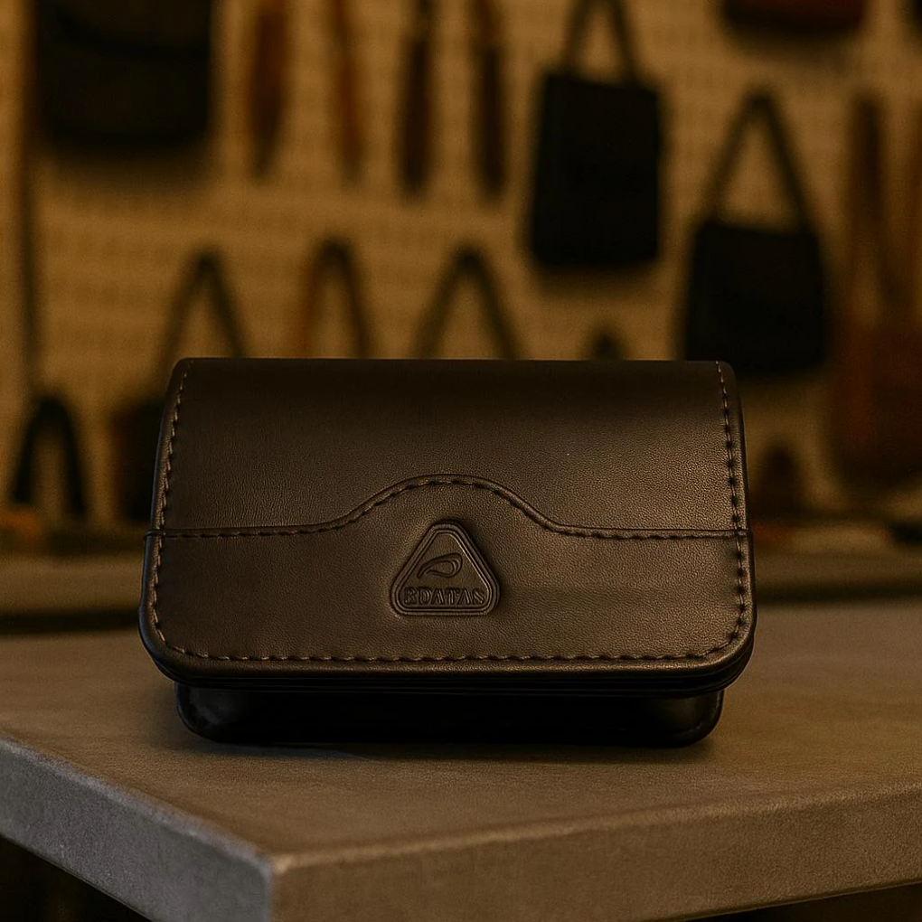 Handmade Leather Wallet with RFID Protection – Custom Engraved Gift