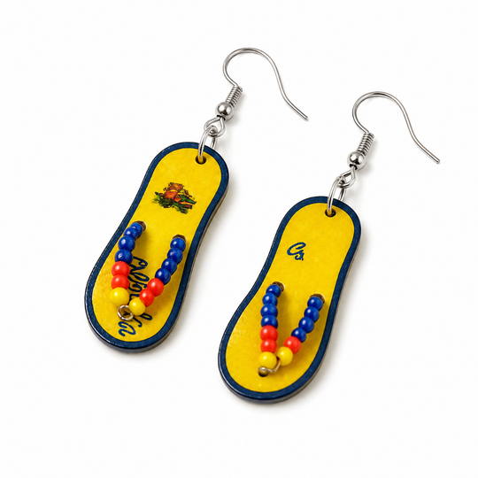 Funny Flip Flop Earrings | Colorful Summer Jewelry | Beach Vacation Earrings | Fun Gift for Her