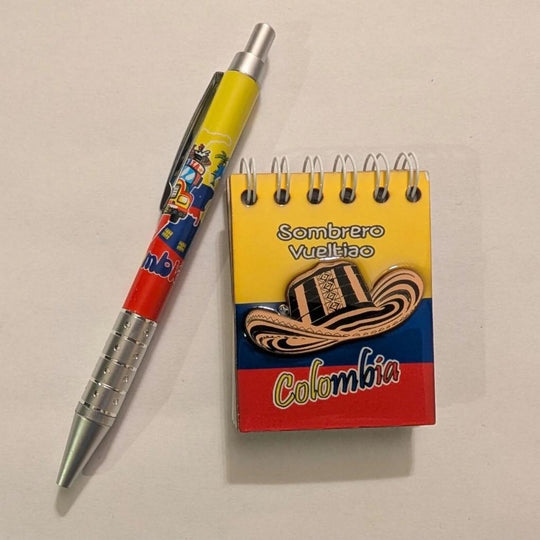 Handmade Colombian Magnetic Notepad Set – Chiva &amp; Sombrero Vueltiao Mini Pads