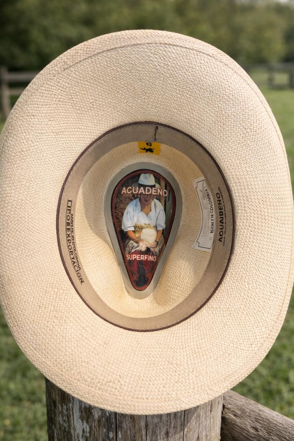 Handmade Colombian Aguadeño Paisa Hat | Traditional Straw Hat for Men &amp; Women | Authentic Artisan Heritage