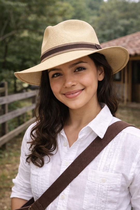 Handmade Colombian Aguadeño Paisa Hat | Traditional Straw Hat for Men &amp; Women | Authentic Artisan Heritage
